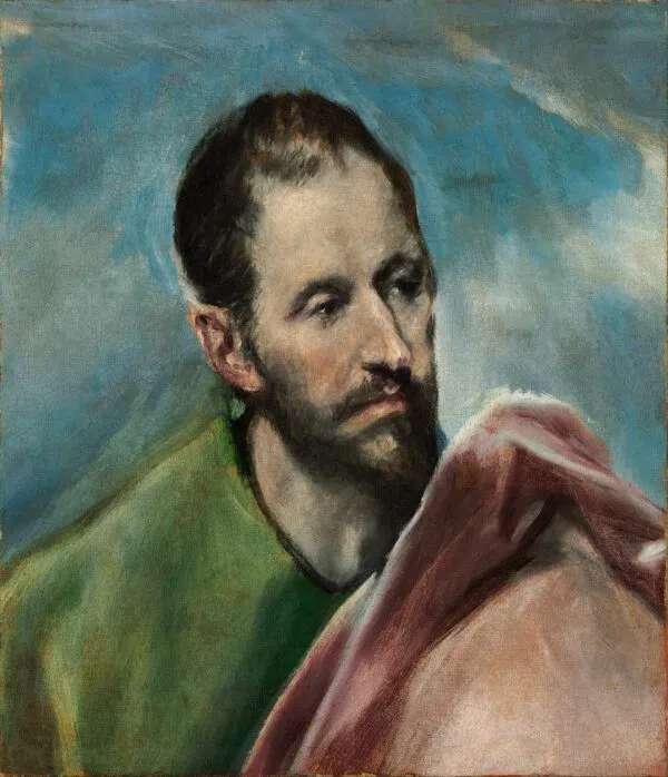 Saint James the Younger (1595) by El Greco — original painting reproduced as a hand-painted oil on canvas