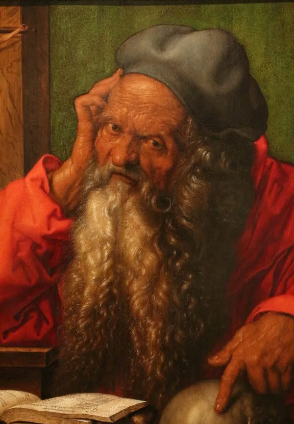 Saint Jerome in His Study (1521) by Albrecht Dürer — original painting reproduced as a hand-painted oil on canvas