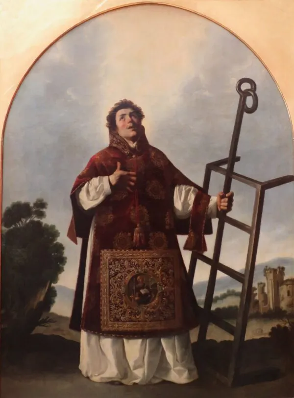 Saint Lawrence (1636) by Francisco de Zurbarán — original painting reproduced as a hand-painted oil on canvas