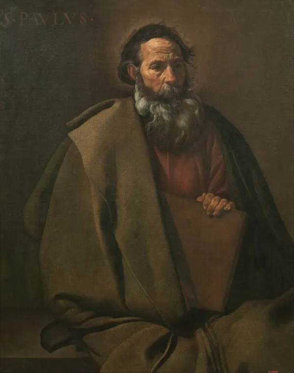 Saint Paul (1618) by Diego Velázquez — original painting reproduced as a hand-painted oil on canvas