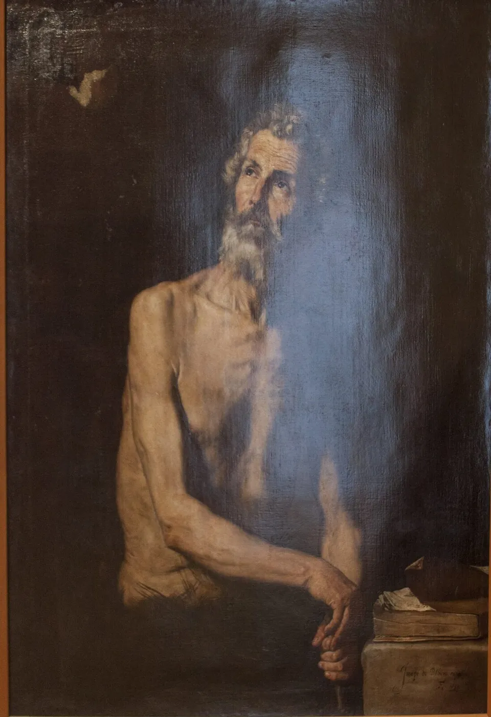 Saint Paul l'hermite (1639) by Jusepe de Ribera — original painting reproduced as a hand-painted oil on canvas