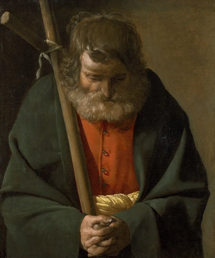 Saint Philip (1625) by Georges de La Tour — original painting reproduced as a hand-painted oil on canvas
