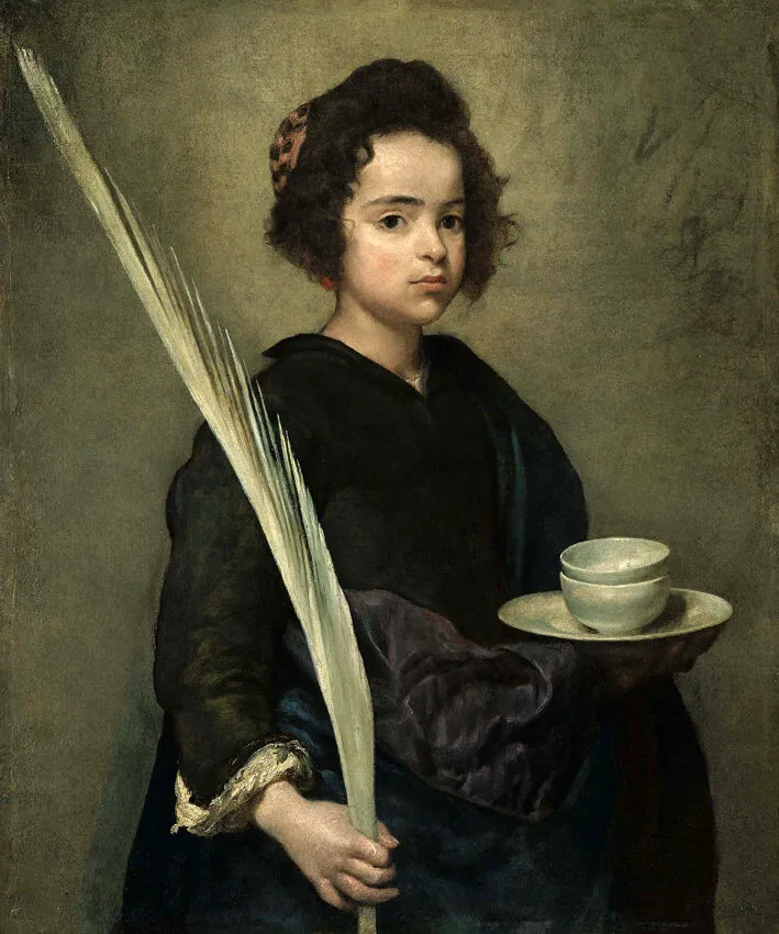 Sainte Rufine (1622) by Diego Velázquez — original painting reproduced as a hand-painted oil on canvas