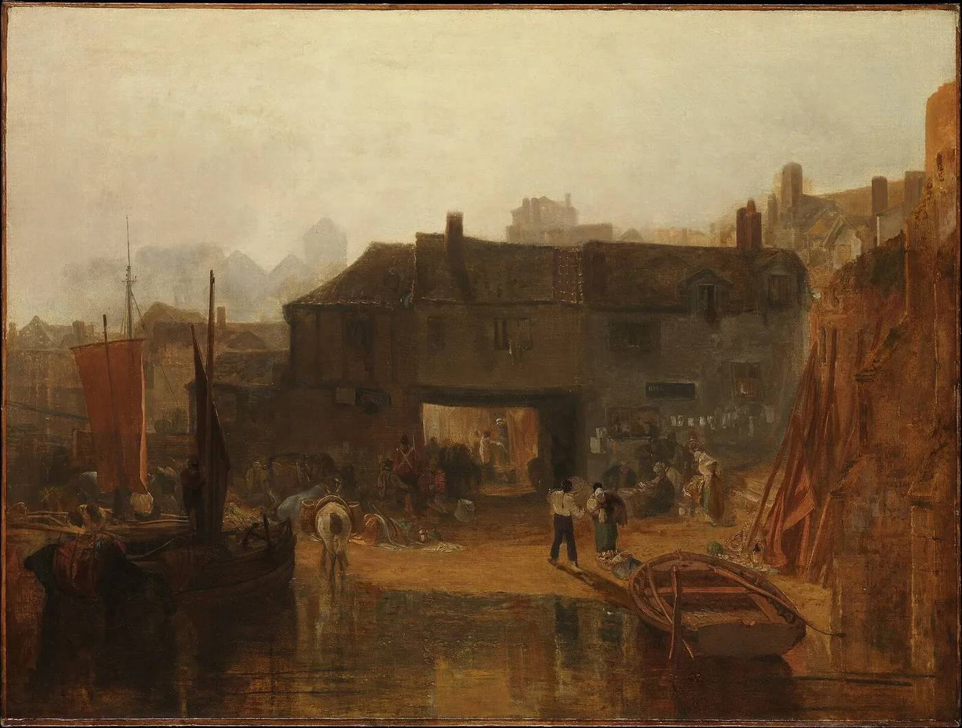 Saltash with the Water Ferry, Cornwall — J. M. W. Turner