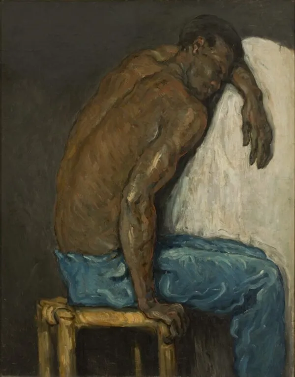 Scipio the Negro (1867) by Paul Cézanne — original painting reproduced as a hand-painted oil on canvas