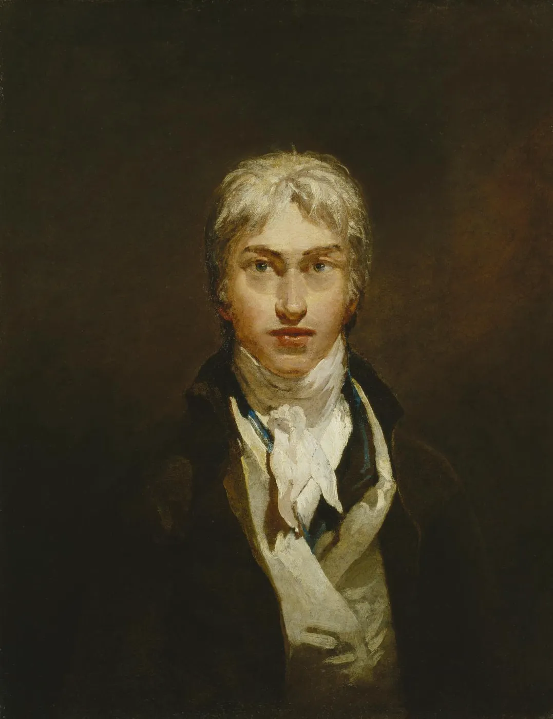Self-Portrait (1799) by J. M. W. Turner — original painting reproduced as a hand-painted oil on canvas