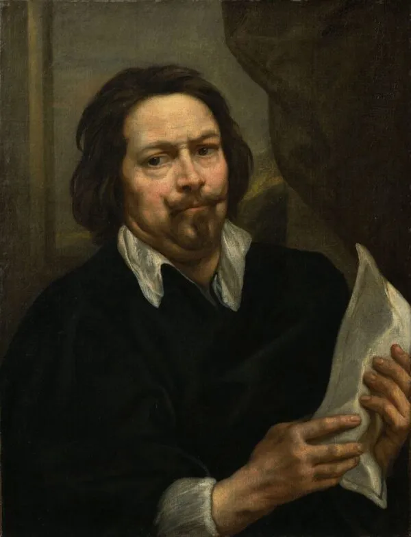 Self-portrait (1649) by Jacob Jordaens — original painting reproduced as a hand-painted oil on canvas