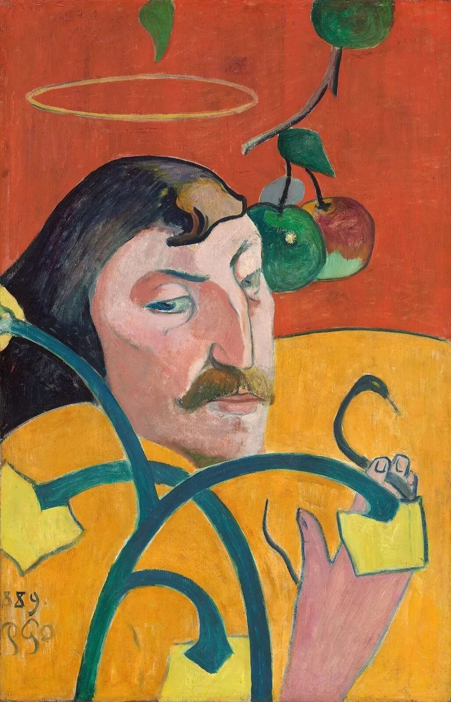 Self-Portrait (1889) by Paul Gauguin — original painting reproduced as a hand-painted oil on canvas