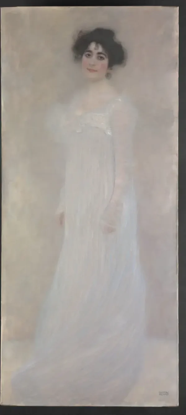 Serena Pulitzer Lederer (1867–1943) (1899) by Gustav Klimt — original painting reproduced as a hand-painted oil on canvas