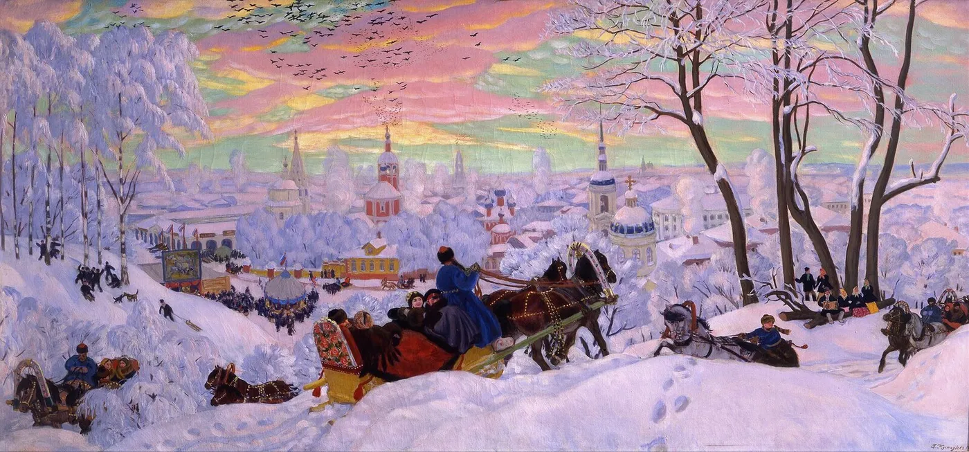 Maslenitsa (tableau de Koustodiev) — Boris Kustodiev
