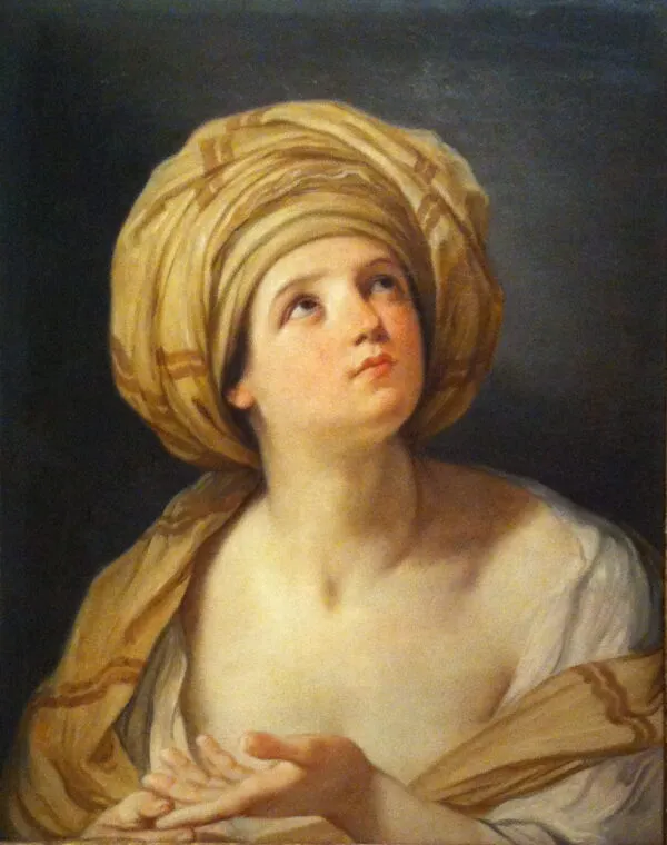 Sibyl by Guido Reni — original painting reproduced as a hand-painted oil on canvas