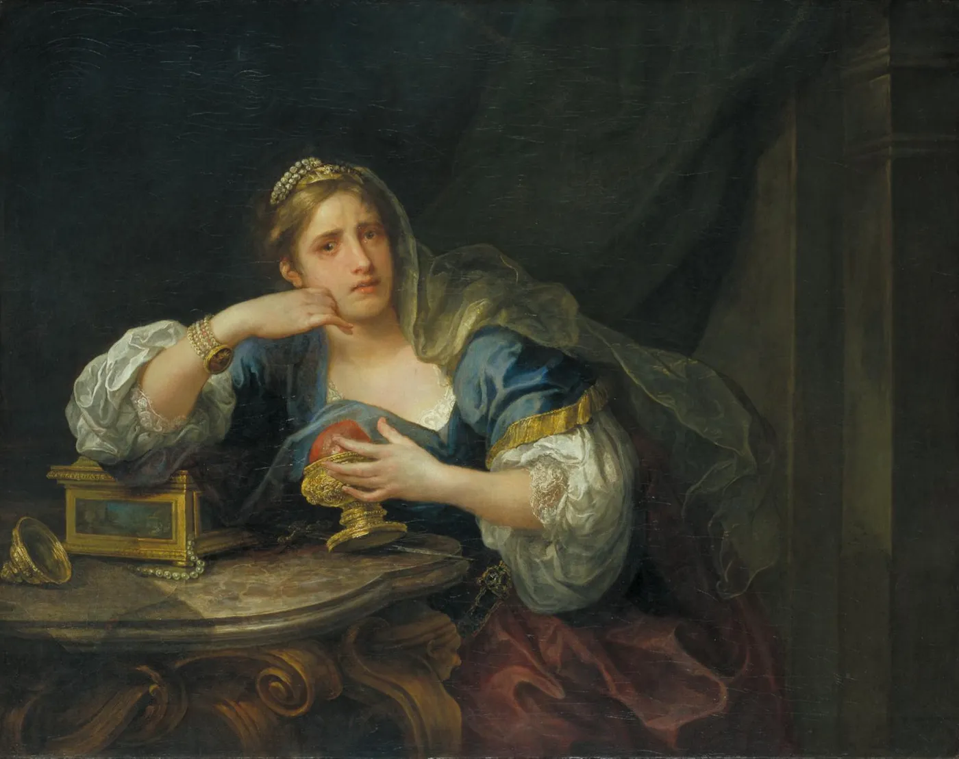 Sigismunda mourning over the Heart of Guiscardo — William Hogarth