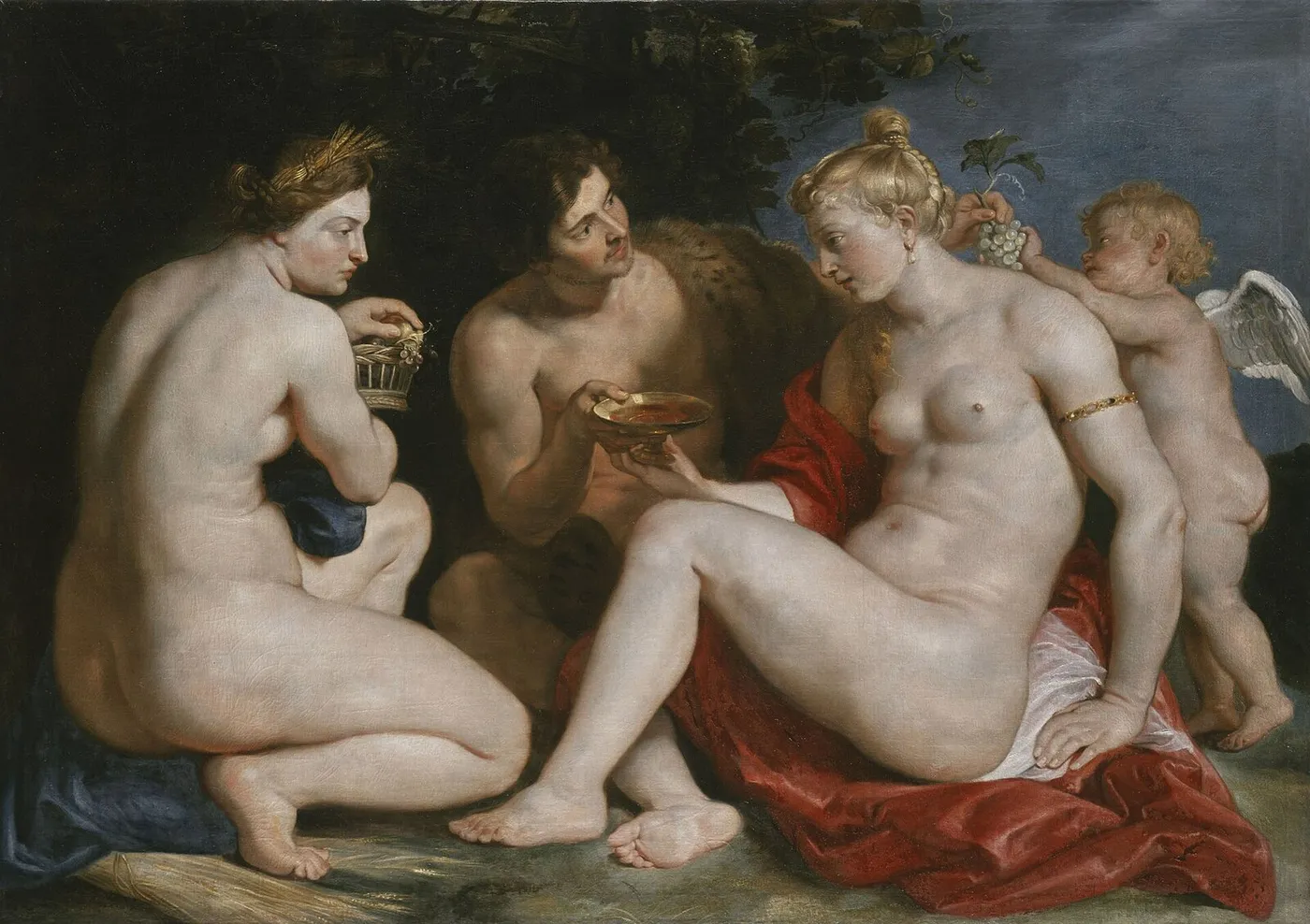Sine Baccho et Cerere friget Venus — Peter Paul Rubens