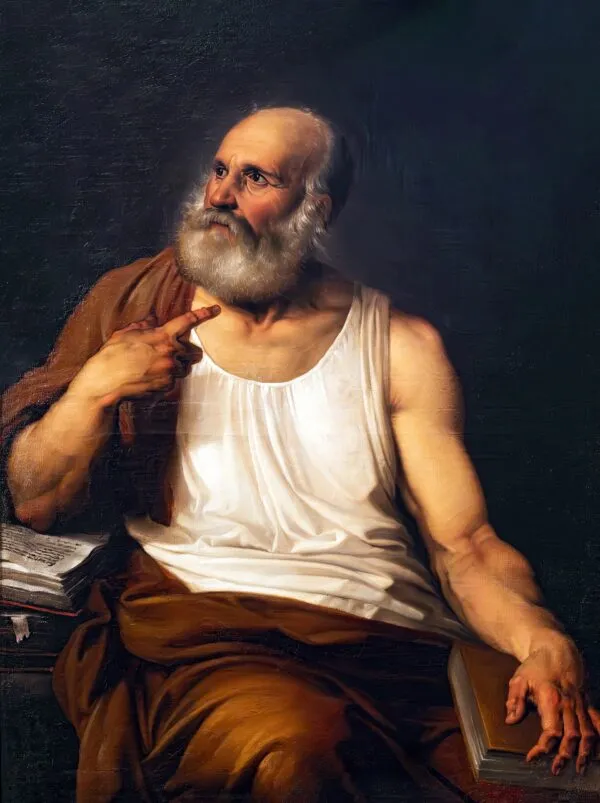 Solon (1812) by Francesco Hayez — original painting reproduced as a hand-painted oil on canvas