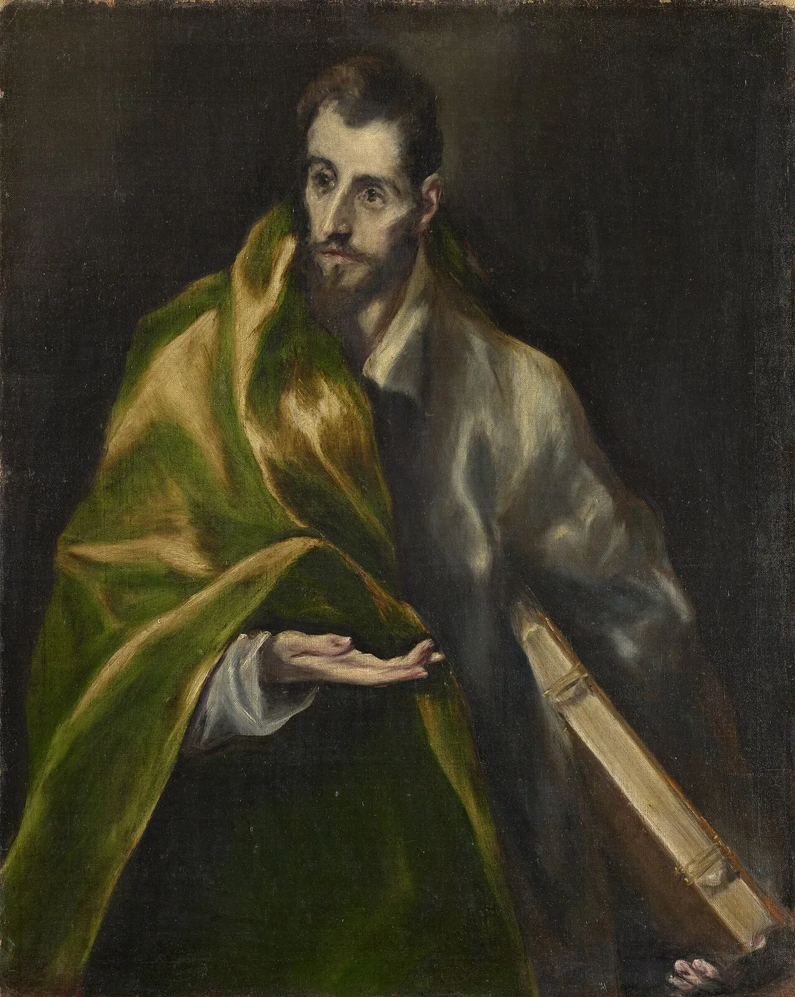 St James the Greater (1600) by El Greco — original painting reproduced as a hand-painted oil on canvas