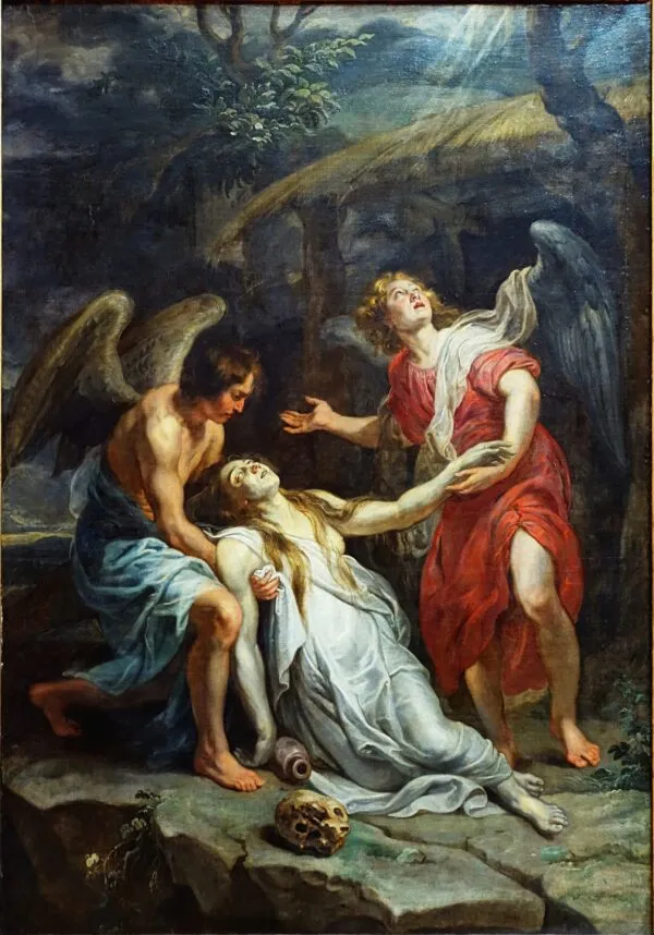 St Mary Magdalene in Ecstasy (1620) by Peter Paul Rubens — original painting reproduced as a hand-painted oil on canvas
