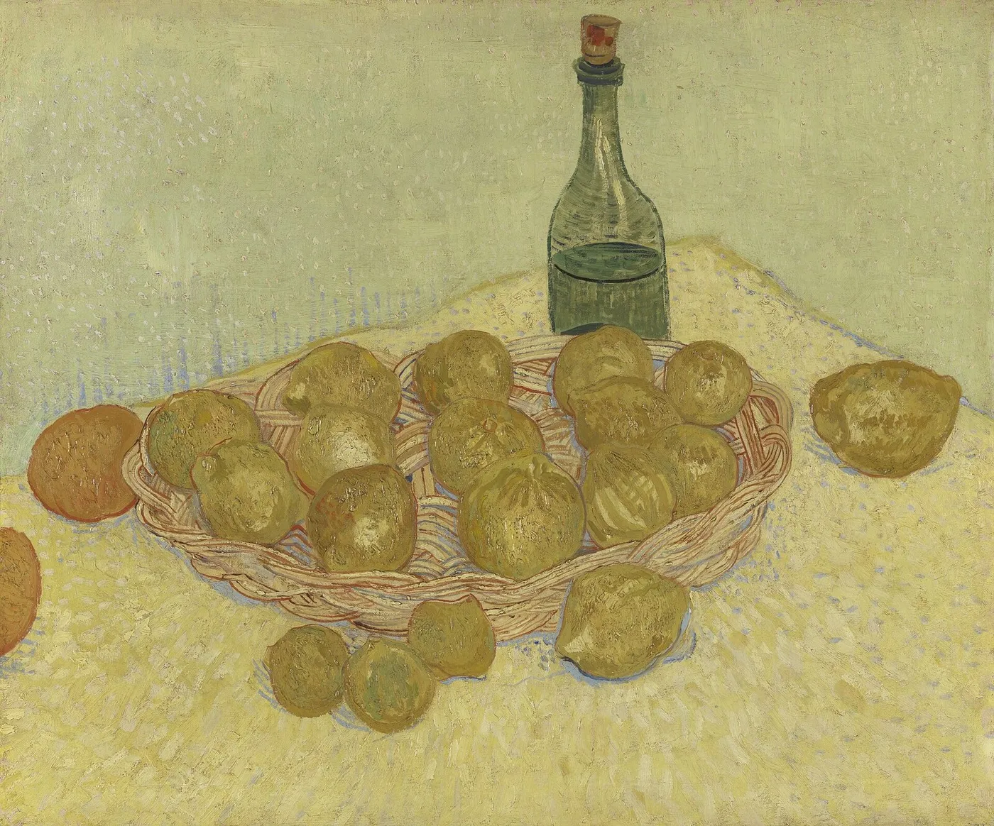 Still Life: Bottle, Lemons and Oranges — Vincent van Gogh