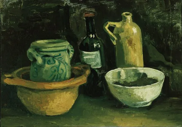 Still Life (F.1972.44.P) (1884) by Vincent van Gogh — original painting reproduced as a hand-painted oil on canvas