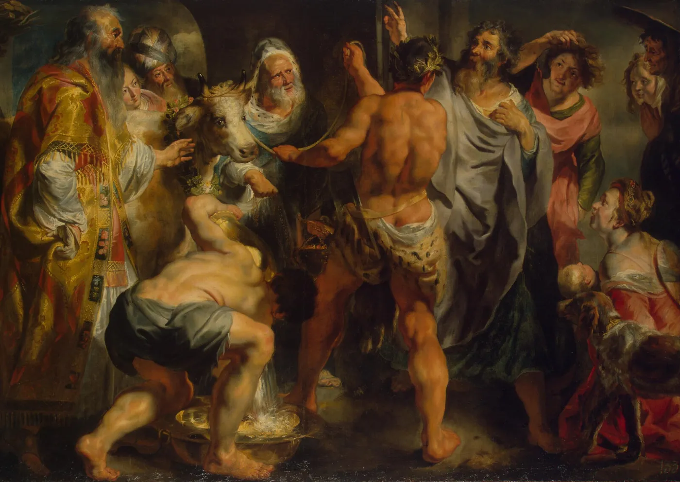 Sts Paul and Barnabas in Lystra (1616) by Jacob Jordaens — original painting reproduced as a hand-painted oil on canvas