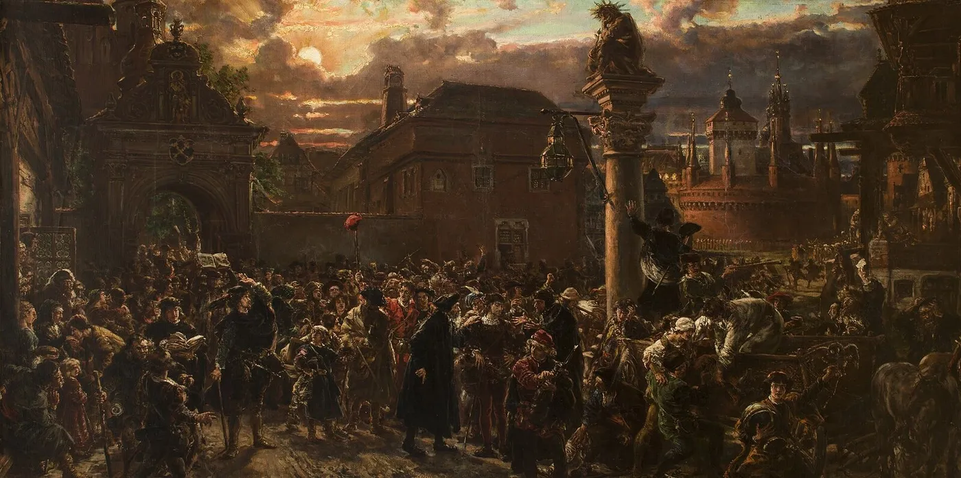 Students Leaving Krakow in 1549 — Jan Matejko