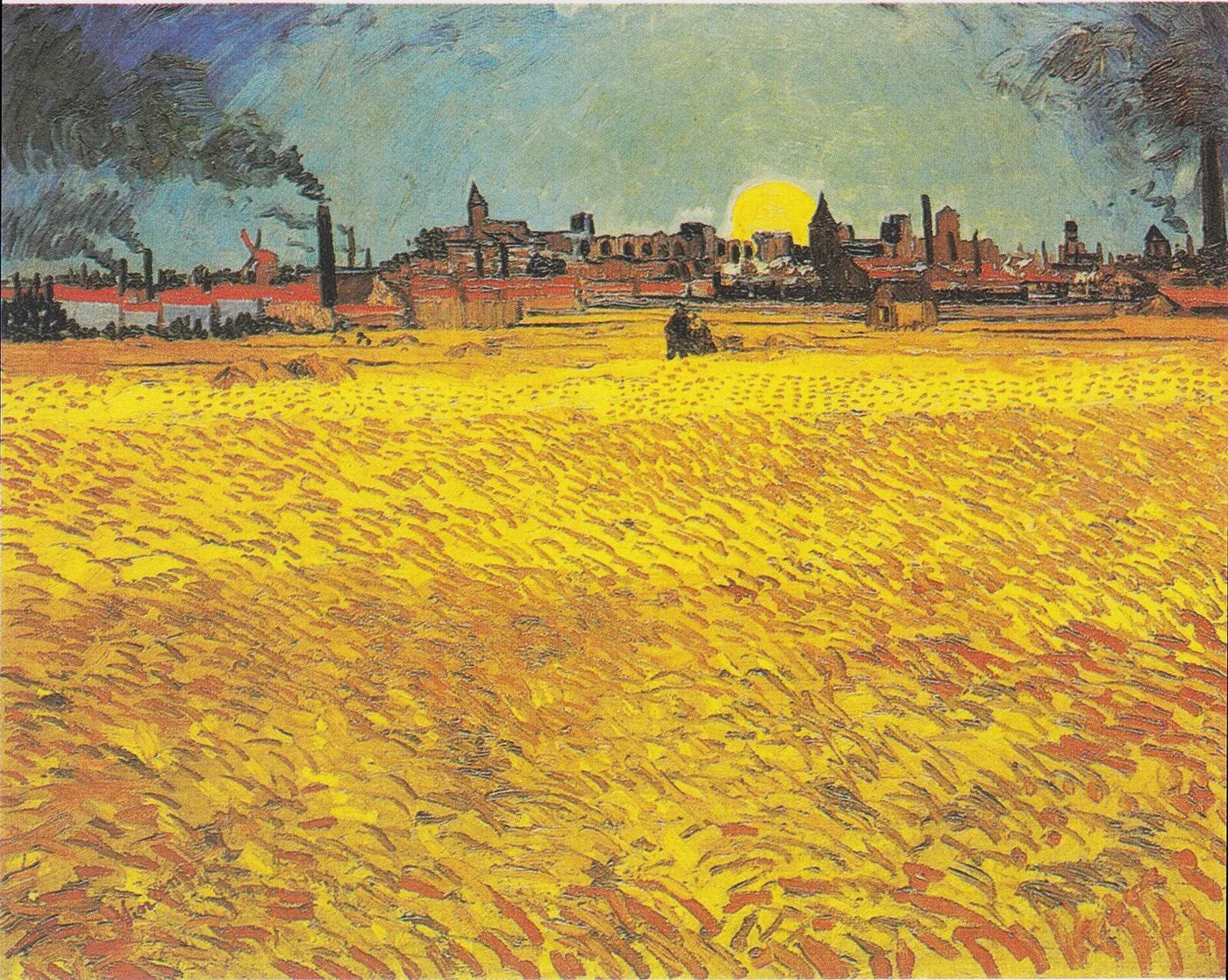 Summer evening in Arles — Vincent van Gogh
