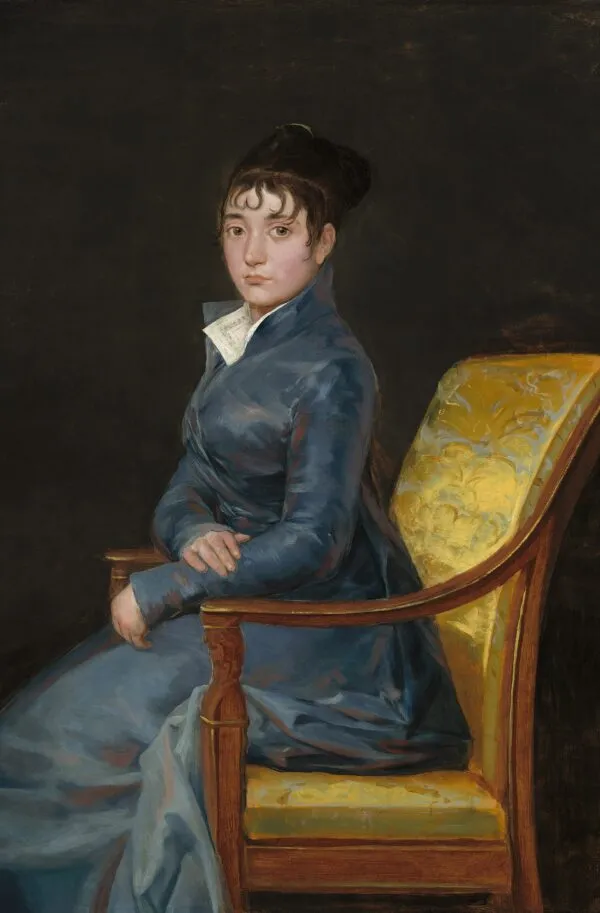 Teresa Sureda (1804) by Francisco Goya — original painting reproduced as a hand-painted oil on canvas