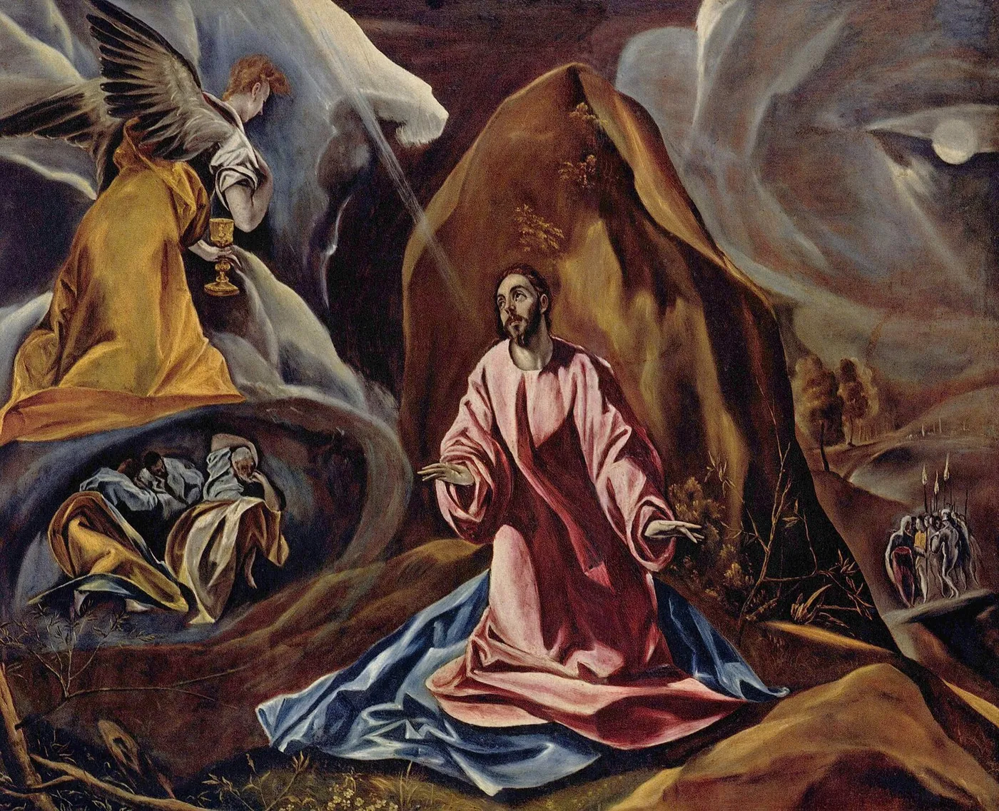 The Agony in the Garden — El Greco
