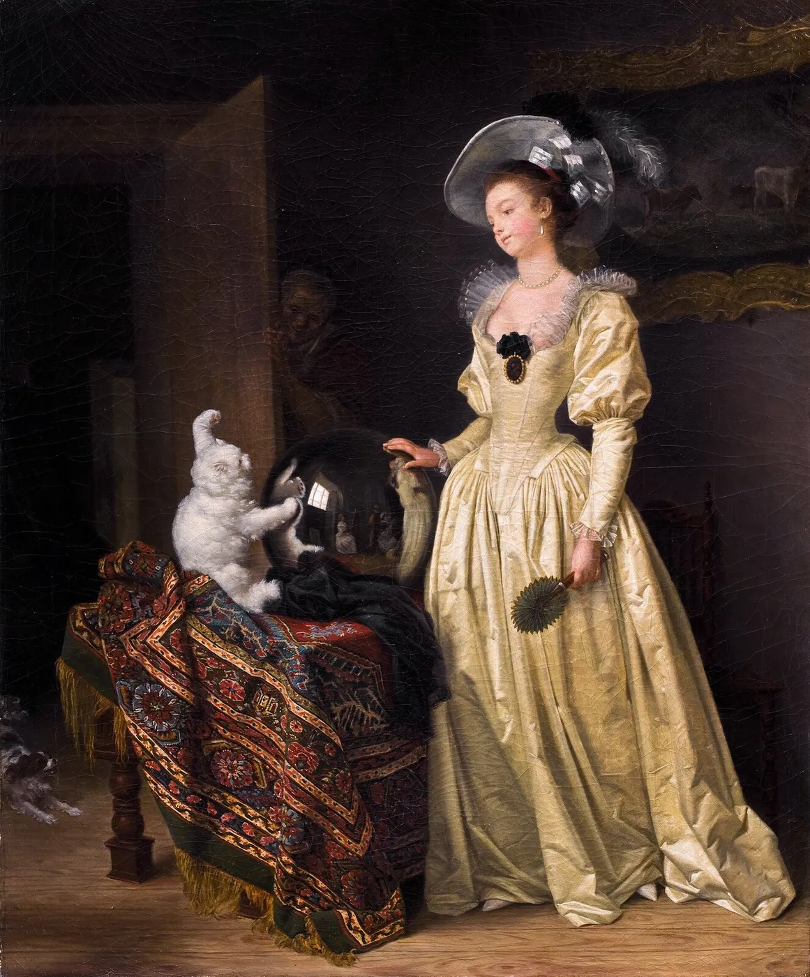 The Angora Cat — Jean-Honoré Fragonard