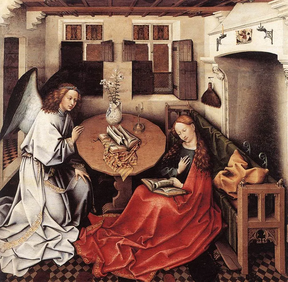 The Annunciation — Robert Campin