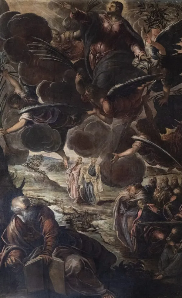The Ascension (1580) by Jacopo Tintoretto — original painting reproduced as a hand-painted oil on canvas