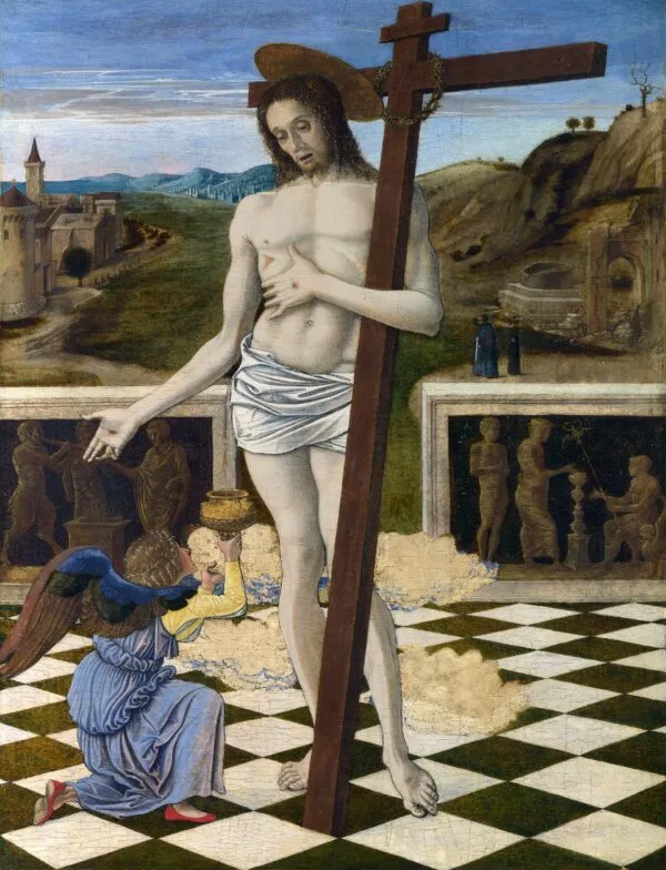 The Blood of the Redeemer (1462) by Giovanni Bellini — original painting reproduced as a hand-painted oil on canvas