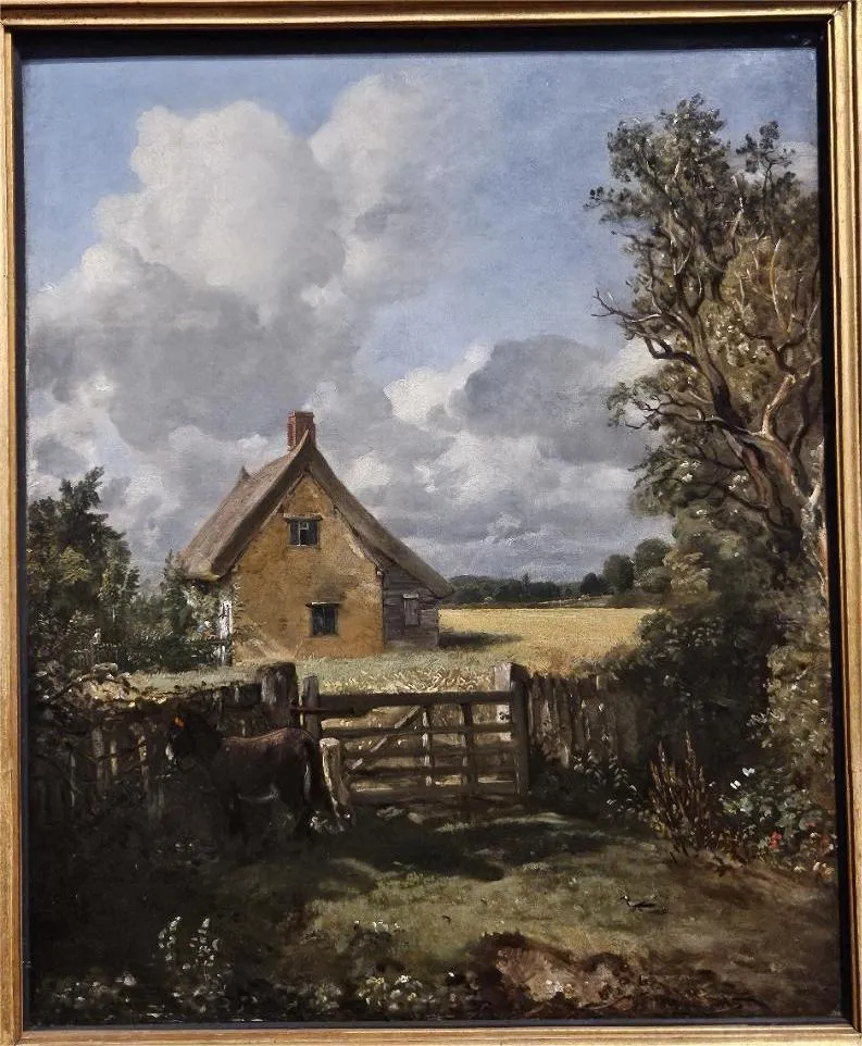 The Cottage in a Cornfield — John Constable