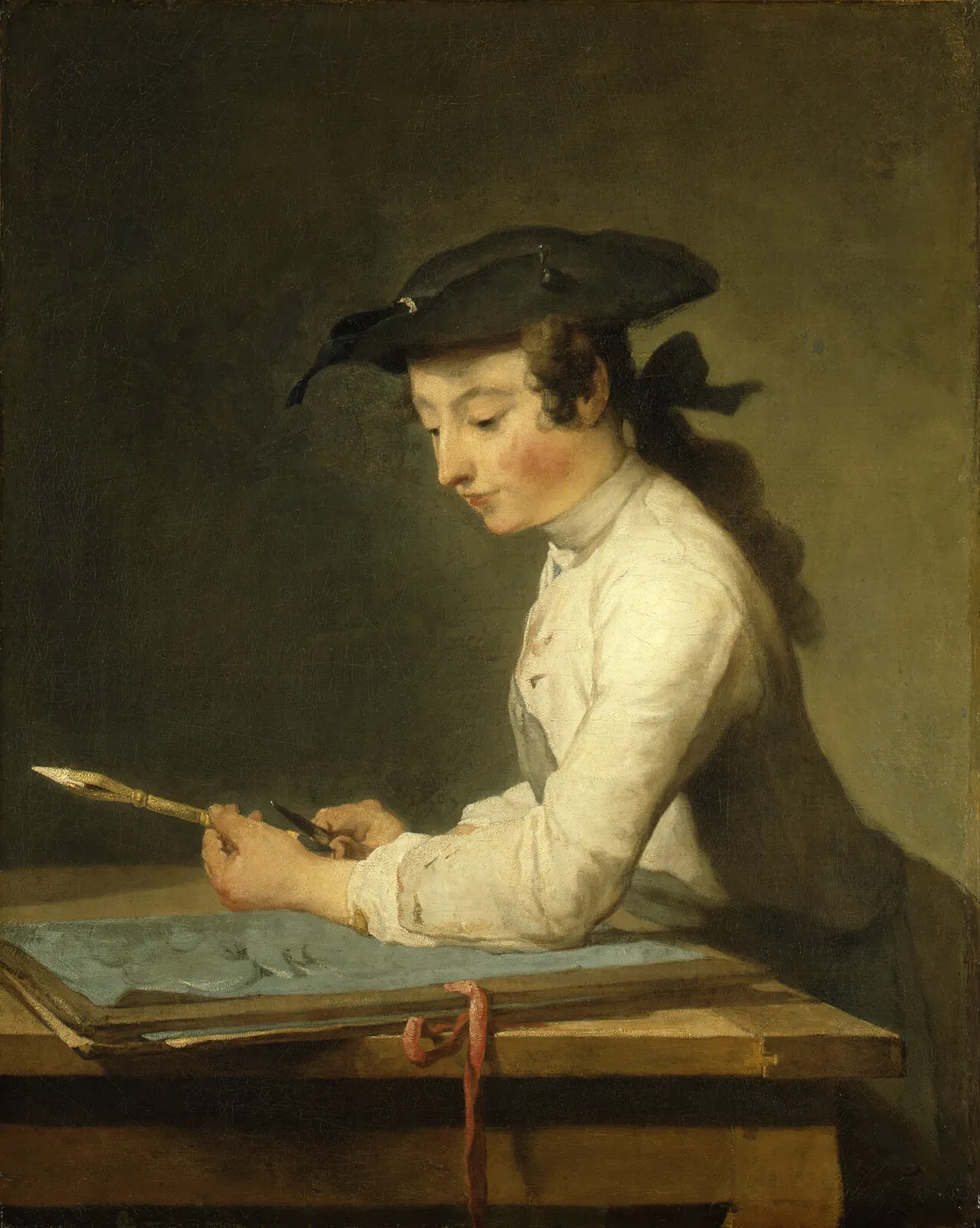 The Draughtsman — Jean-Baptiste-Siméon Chardin