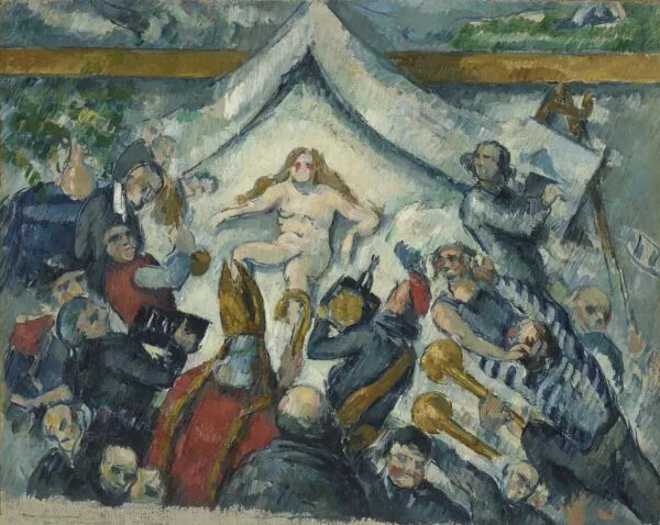The Eternal Feminine (1877) by Paul Cézanne — original painting reproduced as a hand-painted oil on canvas
