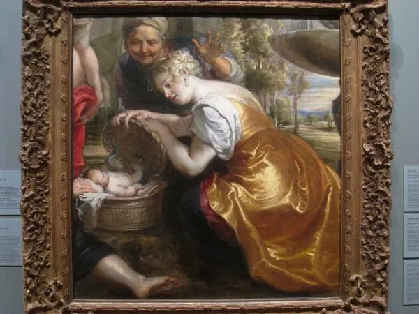 The Finding of Erichthonius (1633) by Peter Paul Rubens — original painting reproduced as a hand-painted oil on canvas