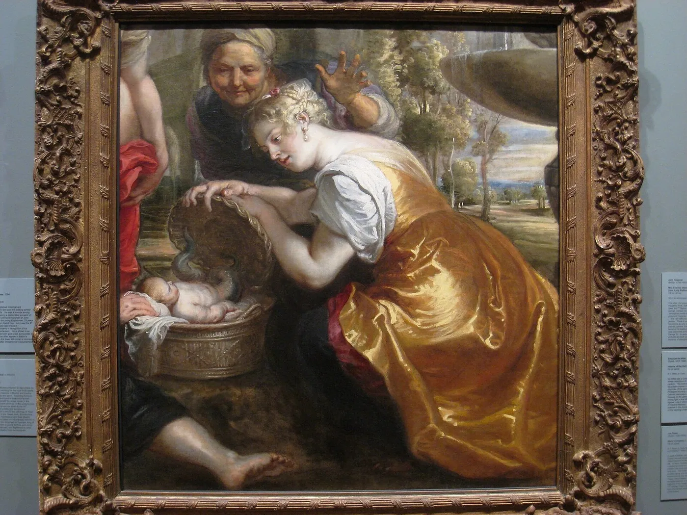 The Finding of Erichthonius (1633) by Peter Paul Rubens — original painting reproduced as a hand-painted oil on canvas