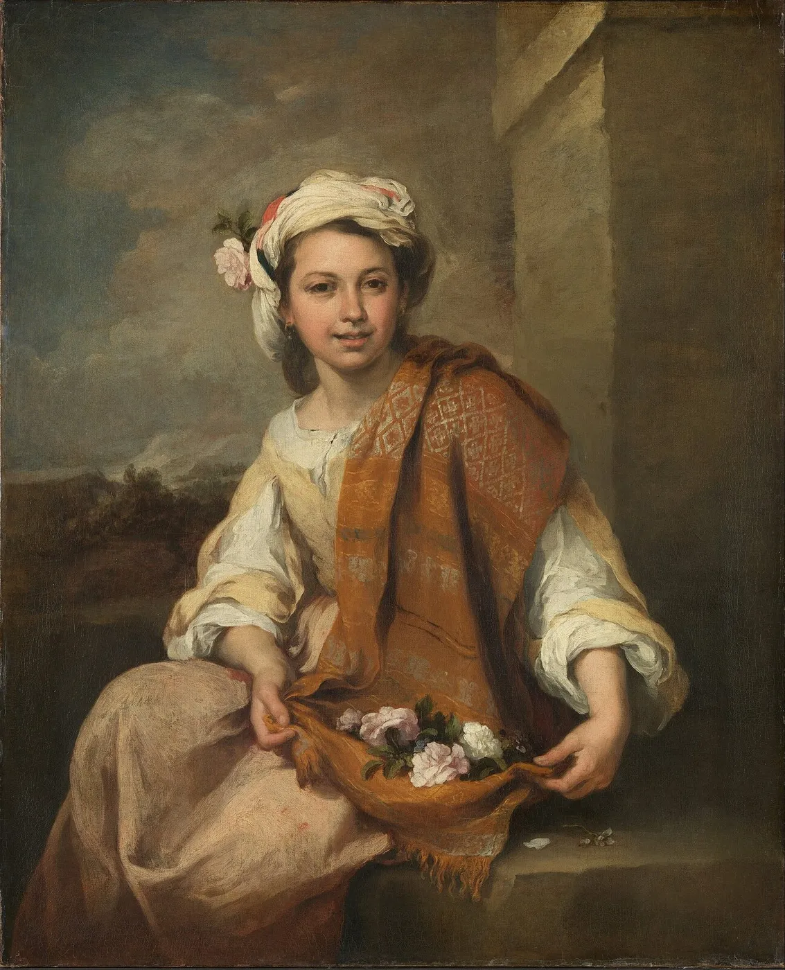 The Flower Girl — Bartolomé Esteban Murillo