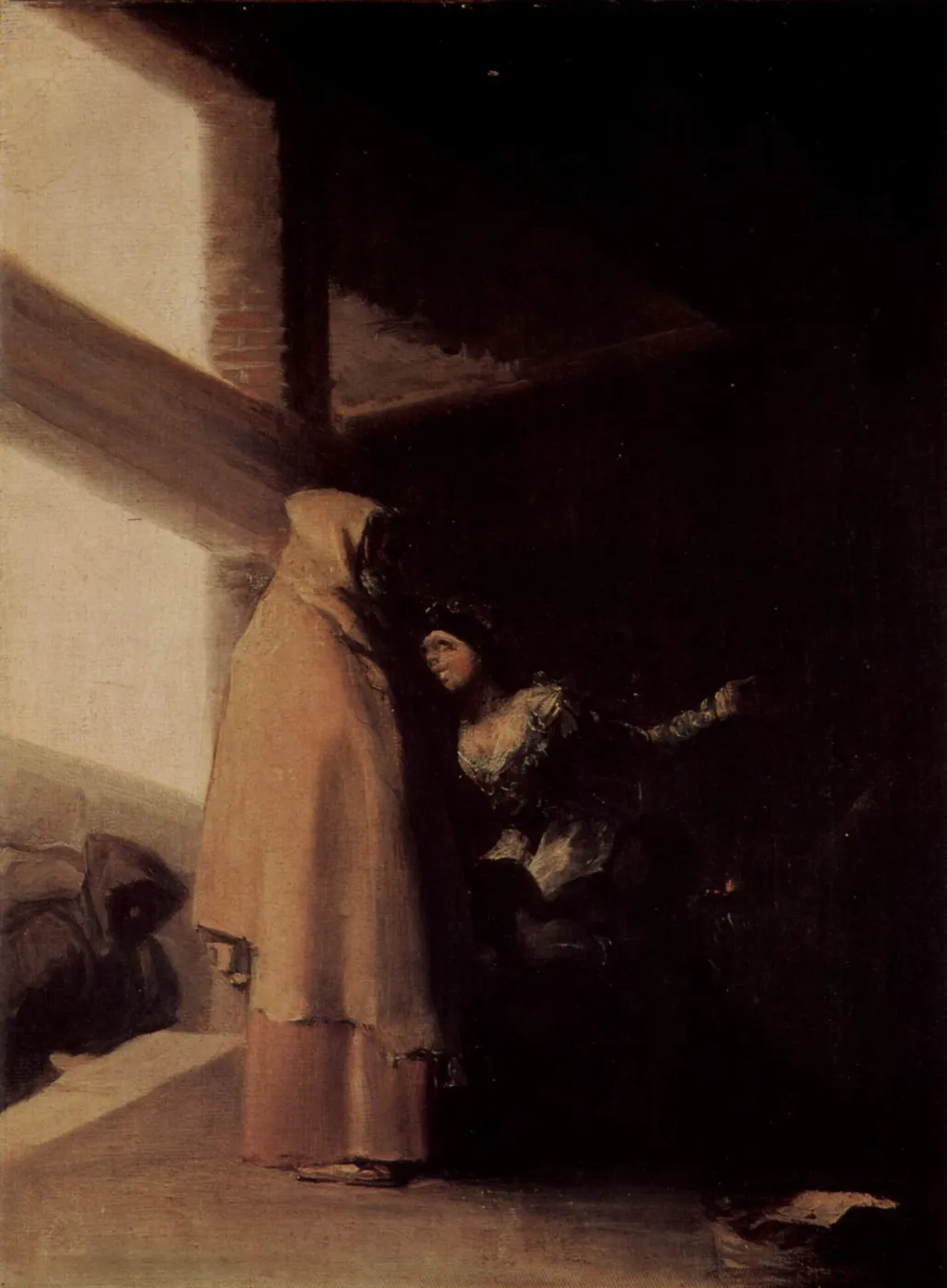 The Friar's visit — Francisco Goya