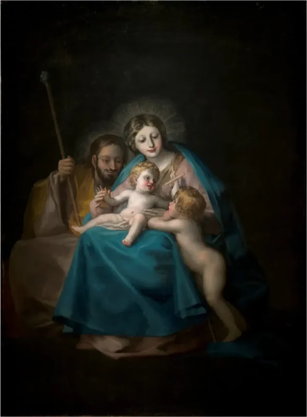 The Holy Family (1775) by Francisco Goya — original painting reproduced as a hand-painted oil on canvas