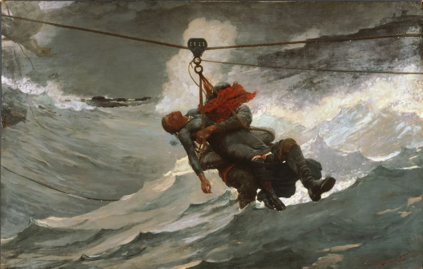 The Life Line — Winslow Homer