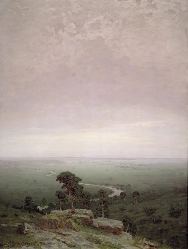 The North (1879) by Arkhip Kuindzhi — original painting reproduced as a hand-painted oil on canvas