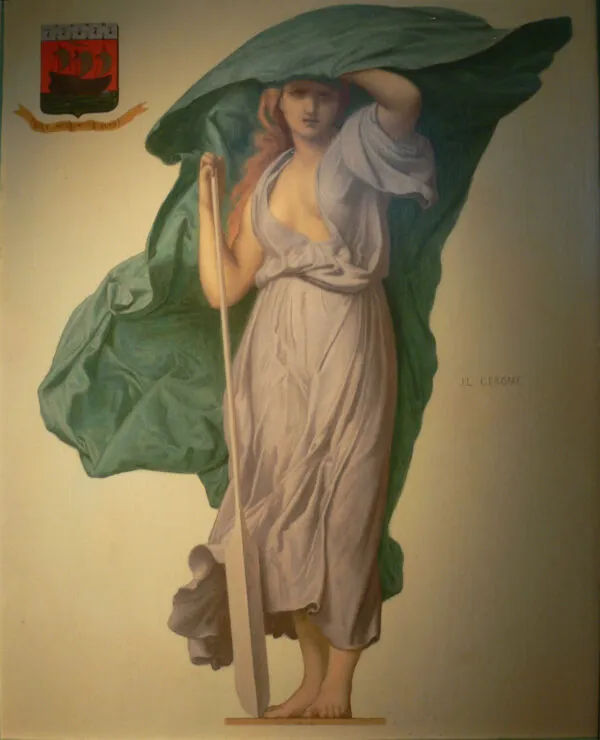 The Odyssey (1858) by Jean-Léon Gérôme — original painting reproduced as a hand-painted oil on canvas