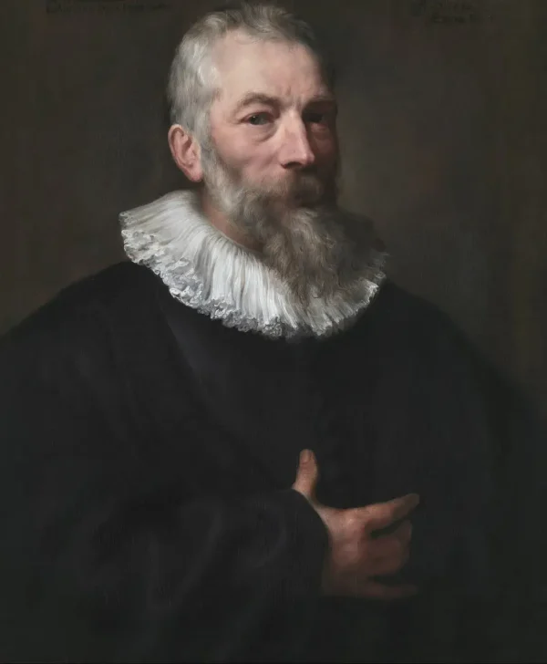 The Painter Marten Pepijn (1632) by Anthony van Dyck — original painting reproduced as a hand-painted oil on canvas