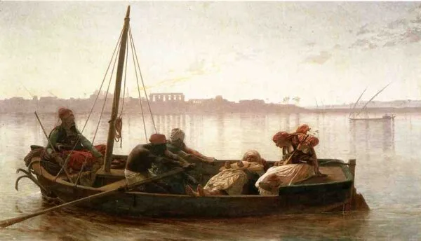 The Prisoner (1861) by Jean-Léon Gérôme — original painting reproduced as a hand-painted oil on canvas