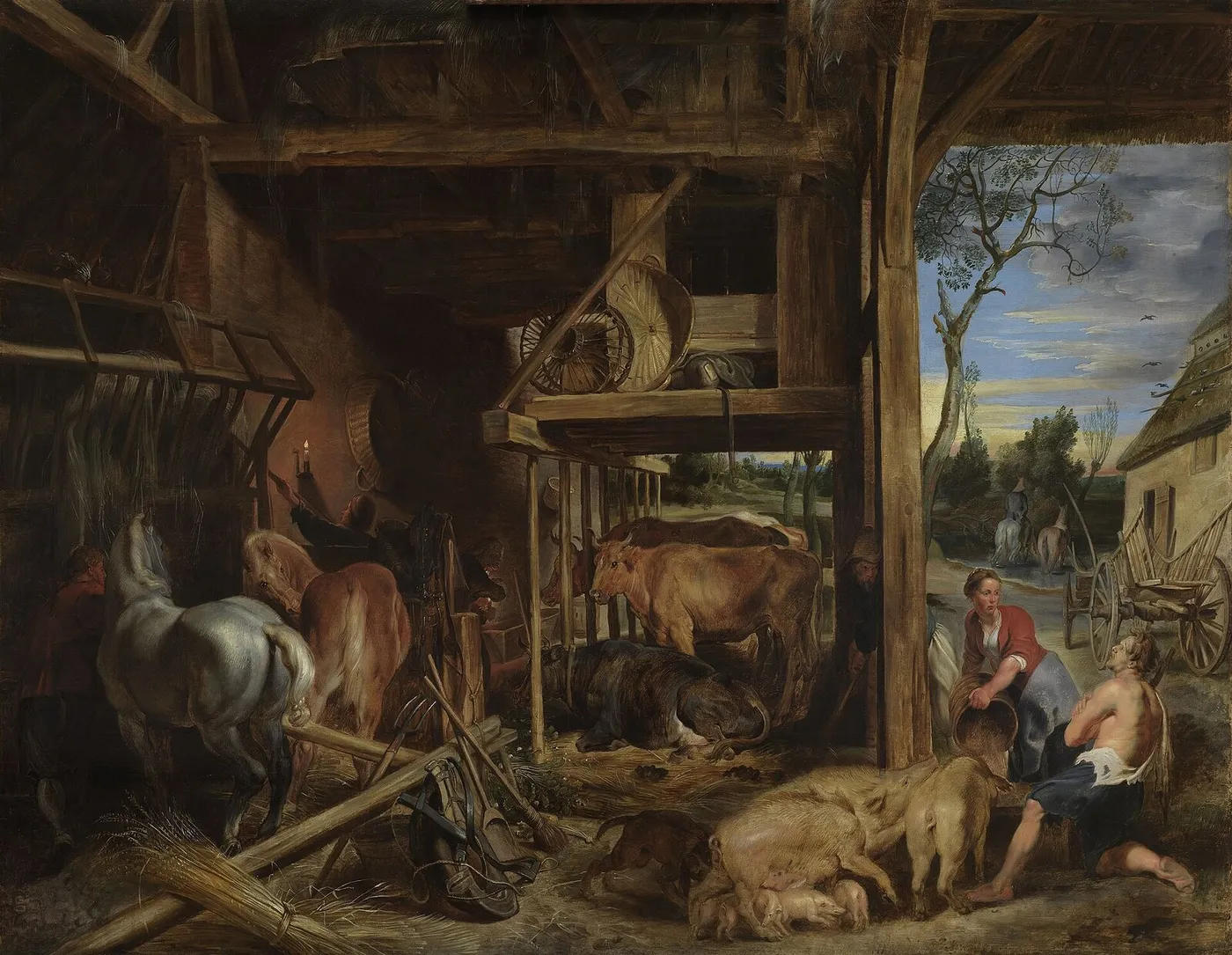 The Prodigal Son (1618) by Peter Paul Rubens — original painting reproduced as a hand-painted oil on canvas