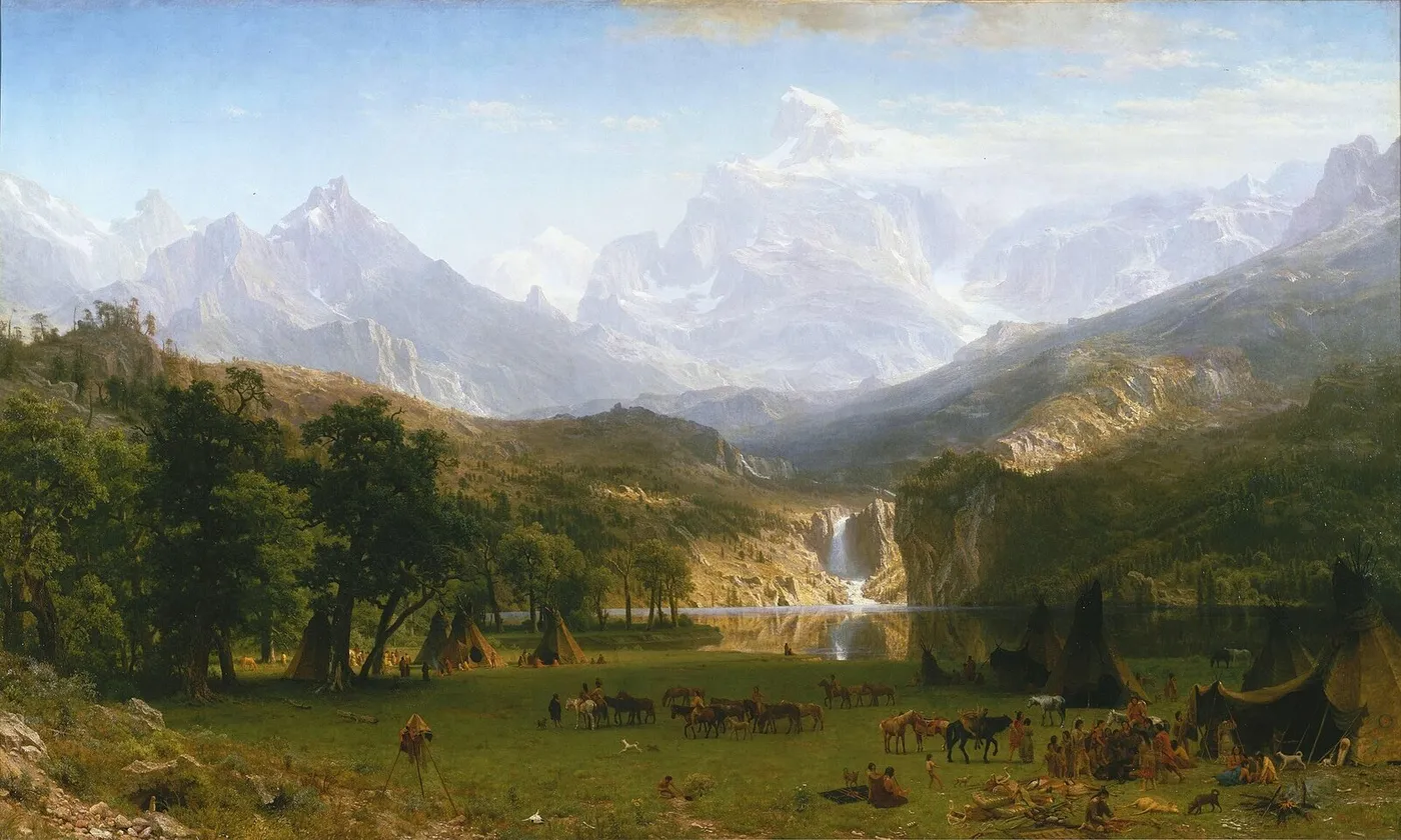 The Rocky Mountains, Lander's Peak — Albert Bierstadt