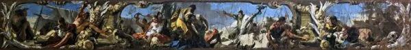 The scourge of Snakes (1732) by Giovanni Battista Tiepolo — original painting reproduced as a hand-painted oil on canvas