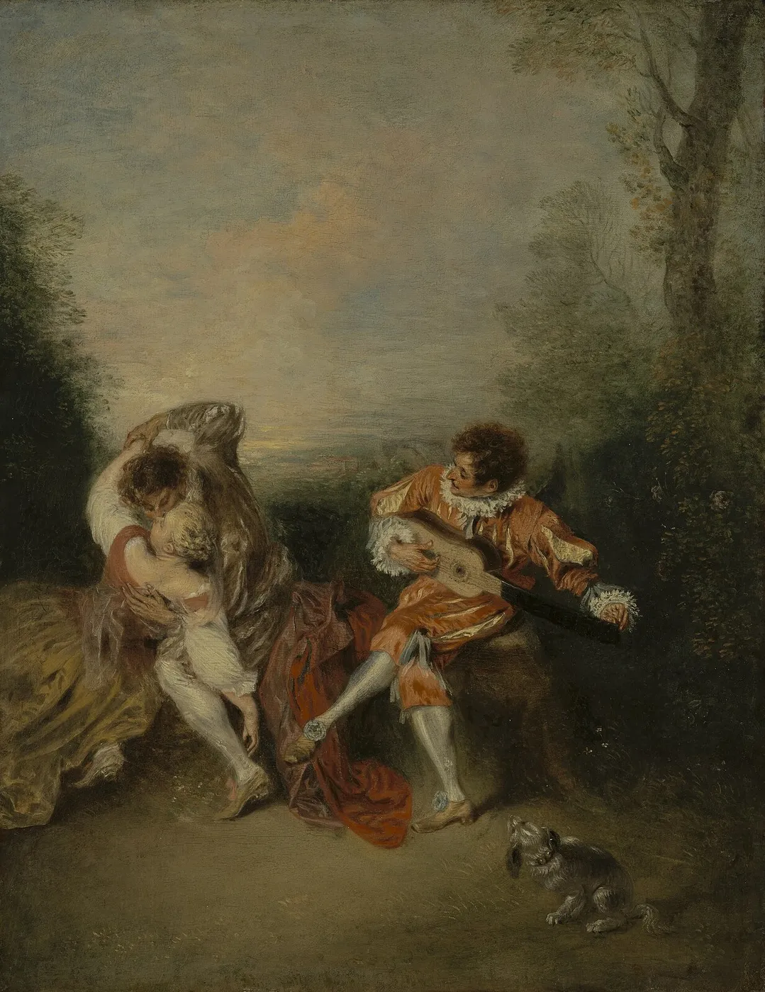 The Surprise — Jean-Antoine Watteau