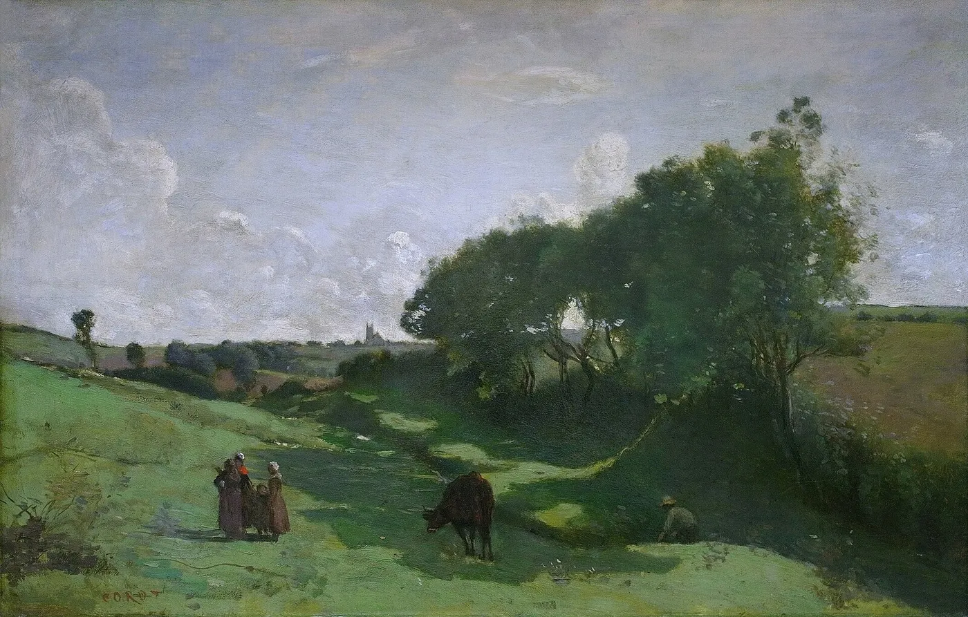 The Vale — Jean-Baptiste Camille Corot