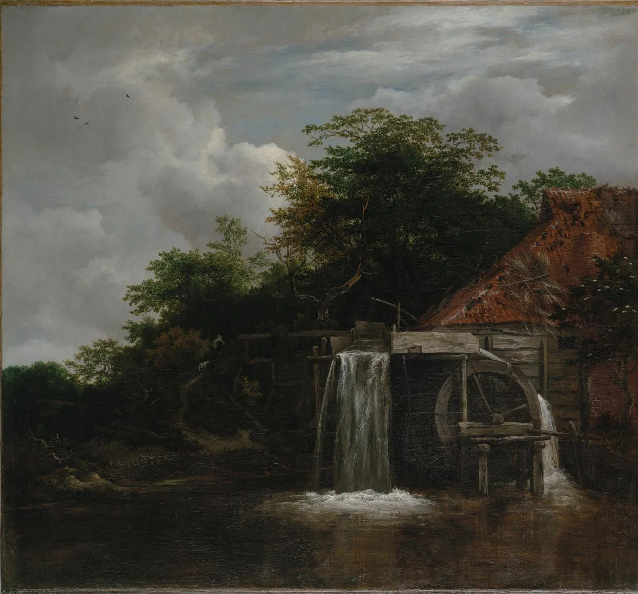 The watermill — Jacob van Ruisdael